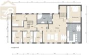 Grundriss Obergeschoss - Mehrfamilienhaus mit 3 Wohneinheiten und Pool in Lüdelsen! Mein Haus = Mein Makler!