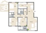Grundriss - 4-Zimmer-Eigentumswohnung als Kapitalanlage in Wolfsburg-Westhagen! Meine Wohnung = Mein Partner!