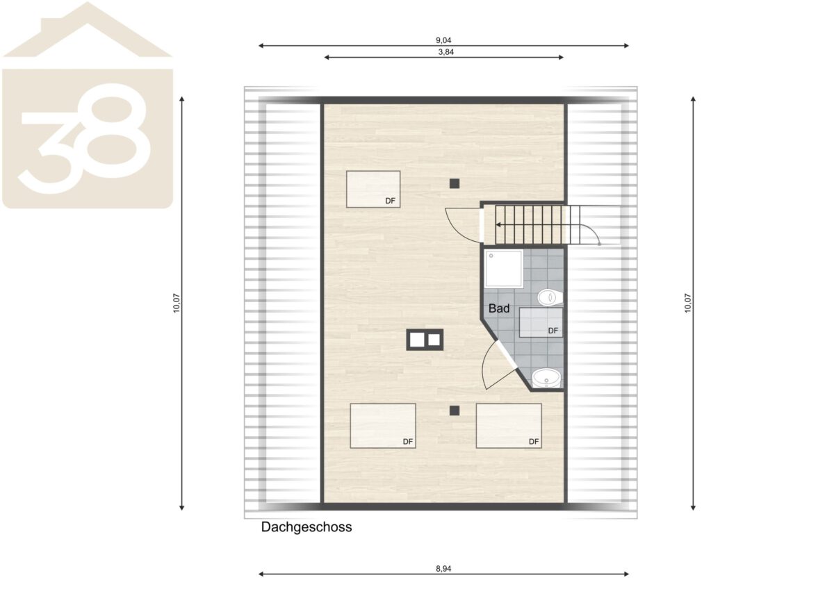 Grundriss DG