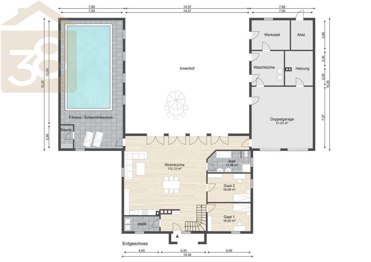Grundriss EG